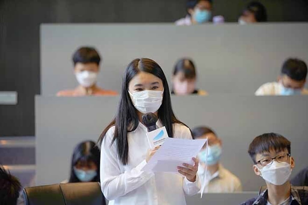 Niki Au Yeung Yan-tung said she had picked up new skills by joining the Chamber Debate Club